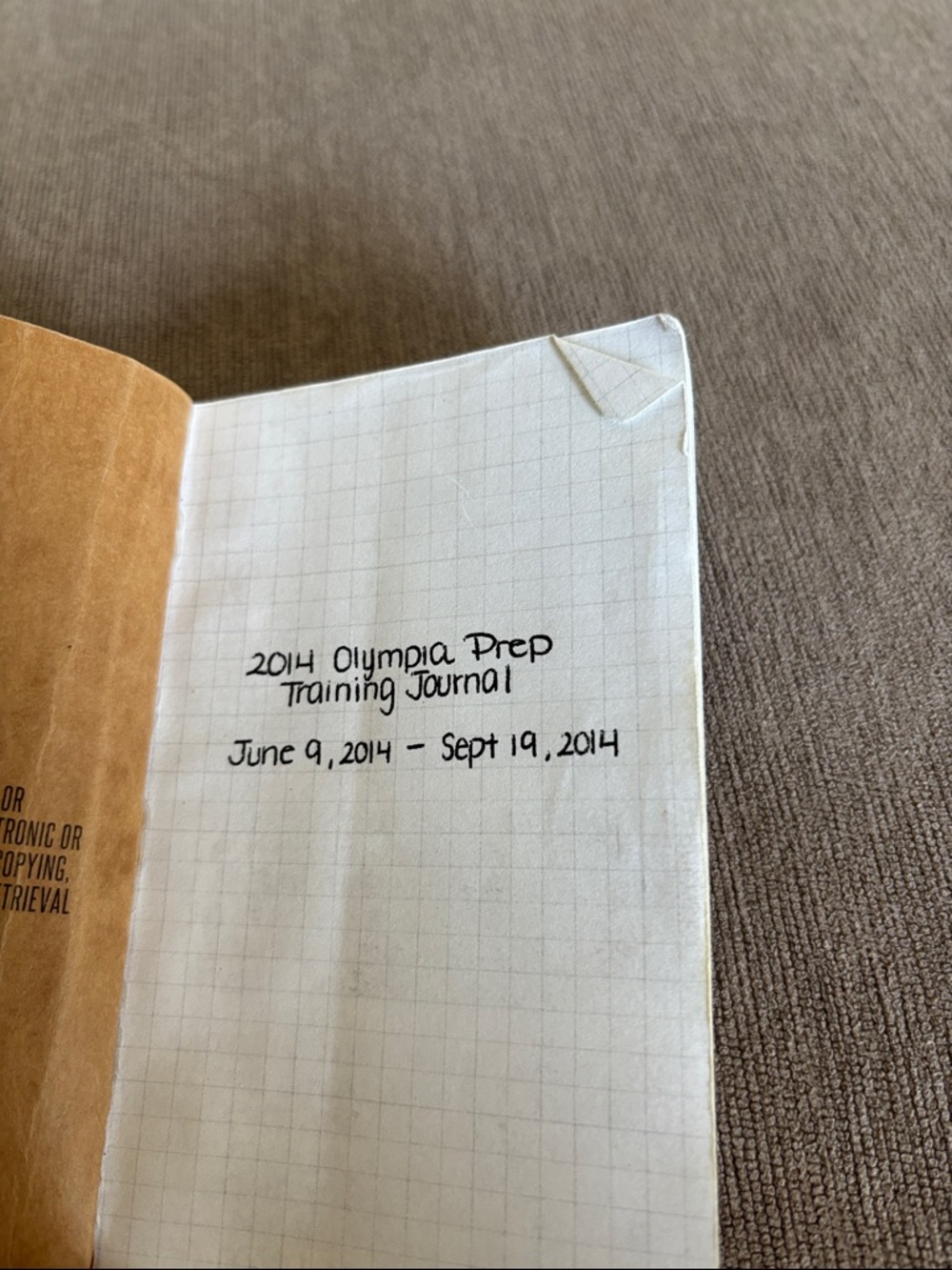 Dana Linn Bailey Olympia Prep 2014 Journal - Picture 3 of 5